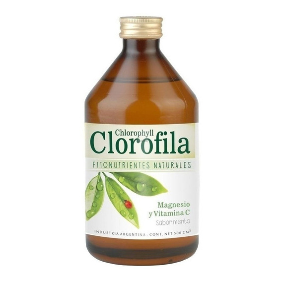 Natier Clorofila Liquida Magnesio Y Vitamina C X 500 Ml