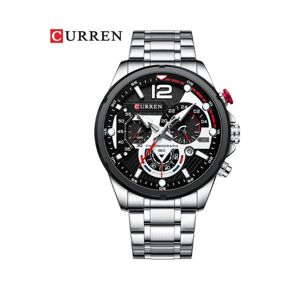 Reloj Curren 8395sl Plateado Hombre