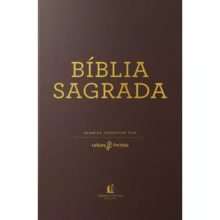 Bíblia Acf, Couro Soft, Marrom, Leitura Perfeita, De Thomas Nelson Brasil. Vida Melhor Editora S.a, Capa Mole Em Português, 2019