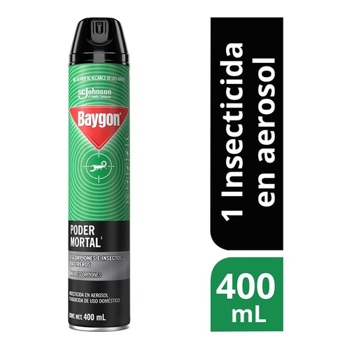 Insecticida En Aerosol Baygon Poder Mortal 400ml