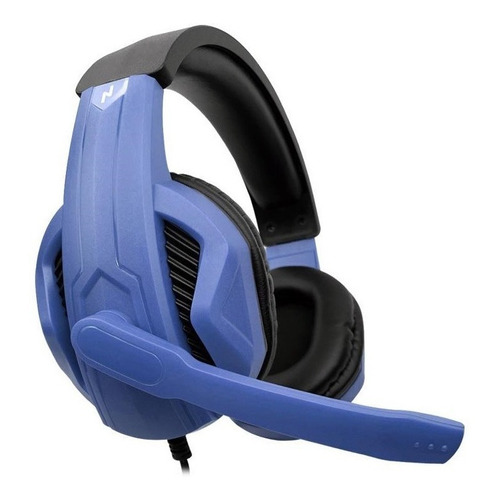 Auriculares Gamer Para Ps4 Pc Celular Microfono Noga St-9028 Color Azul