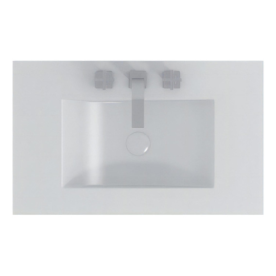 Bacha de baño Ferrum LX73F blanco 