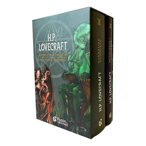 PACK H P LOVECRAFT NARRATIVA COMPLETA MITOLOGIA Y BESTI, de Lovecraft, H. P.. Editorial Plutón Ediciones, tapa dura en español