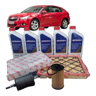 Kit Troca De Óleo 5w30 Cruze 1.8 2011 2012 2013 2014 2015 16