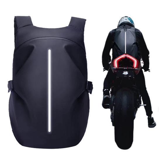 Bolsa De Motocicleta Casco Mochila Impermeable