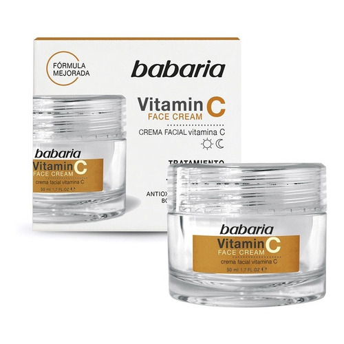 Crema Facial Babaria Vitamina C Tratamiento Antioxidante Tipo De Piel Para Pieles Grasas