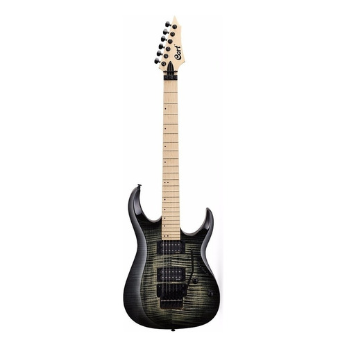 Guitarra eléctrica Cort X Series X300 de tilo gray explosion con diapasón de arce