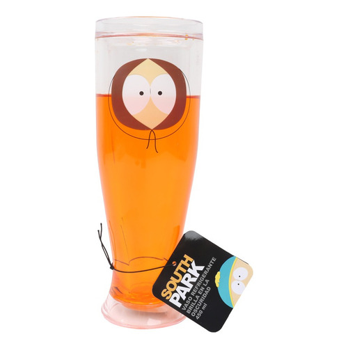 Vaso Magico Brilla En La Oscuridad - South Park Kenny 450ml Color Naranja claro