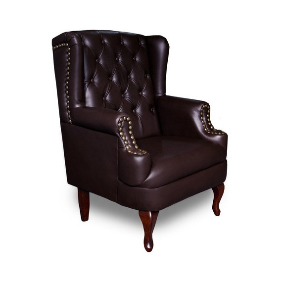 Sillon De Piel Genuina - Luton - Confortopiel Color Chocolate