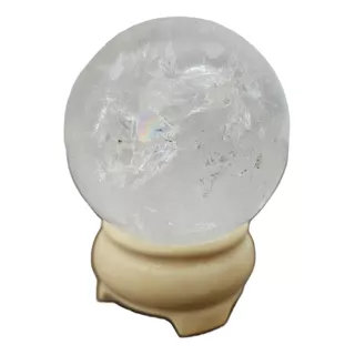 Bola De Cristal Esfera De Quartzo Transparente  170g / 5cm