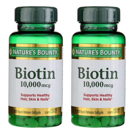 Biotina 10.000 Mcg 240 Capsulas - Unidad a $149199