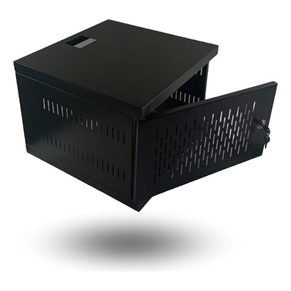 Gabinete Rack Tipo Cubo Para Dvr 28cmx40cmx40cm + Bandeja