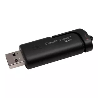 Memoria Usb Kingston Datatraveler 104 Dt104 64gb 2.0 Negro