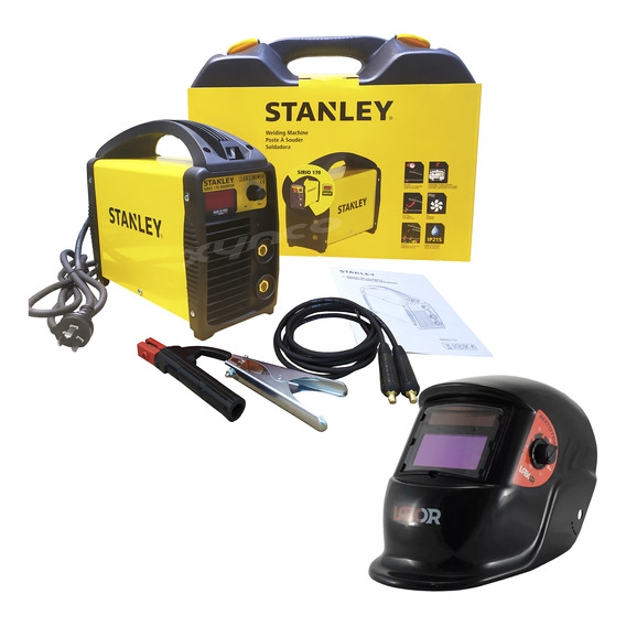 Soldadora Stanley Sirio 170 Inverter 160a Italiana + Mascara