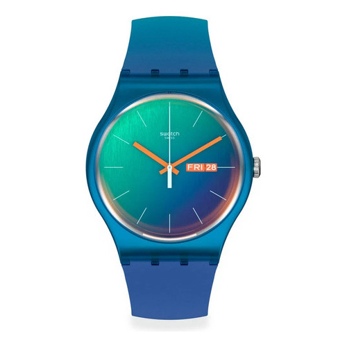 Reloj Swatch Unisex Fade To Teal So29n708 Agente Oficial