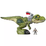 Imaginext Dinossauro T-rex Mordida Feroz Mattel Fisher-price
