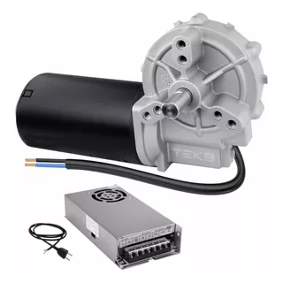 Motor Motorredutor 24v Dc 30 Rpm E Fonte 24v 10a 