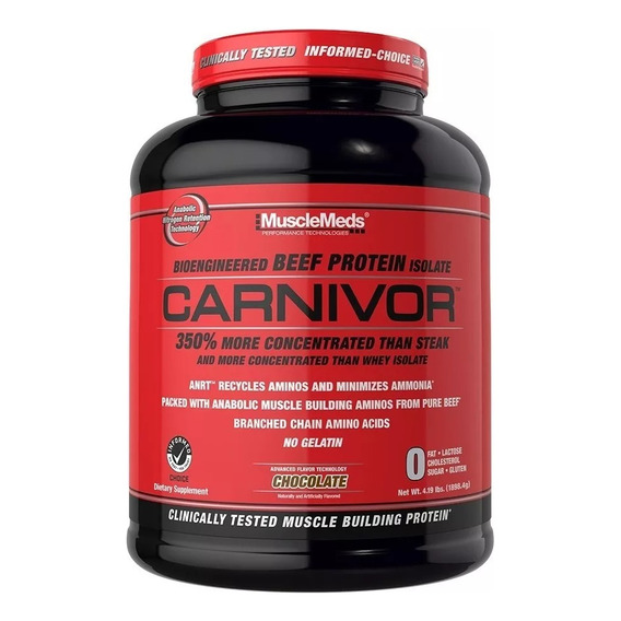 Beef Protein Isolate Carnivor Musclemeds 4.19 Lb