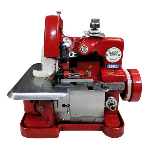 Máquina de coser overlock Lumina Emma portable roja 220V