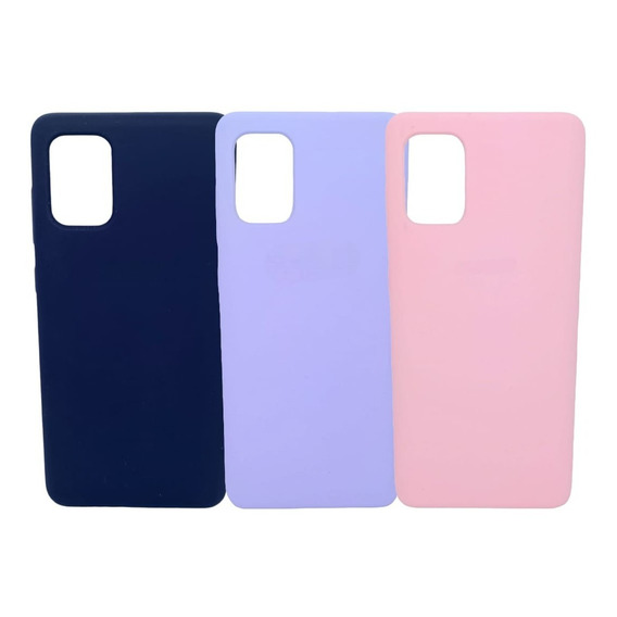  Estuche Silicone Case Cerrado Para Samsung A71