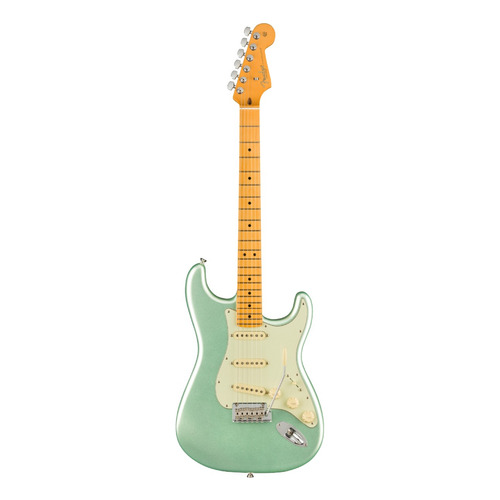 Guitarra eléctrica Fender American Professional II Stratocaster de aliso mystic surf green brillante con diapasón de arce