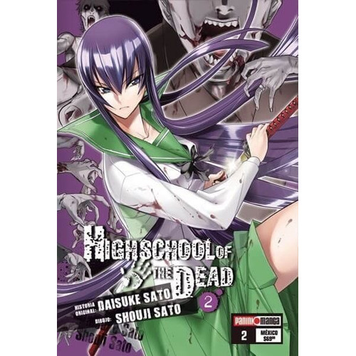 Panini Manga High School Of The Dead N.2, De Panini., Vol. 2. Editorial Panini, Tapa Blanda En Español, 2019
