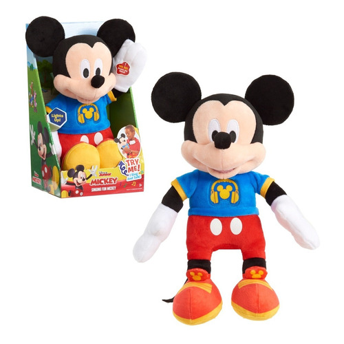 Mickey Mouse Interactivo 32cm Disney Con Sonido Original 