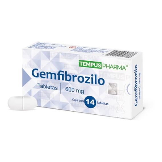 Gemfibrozilo 14 Tabletas 600mg