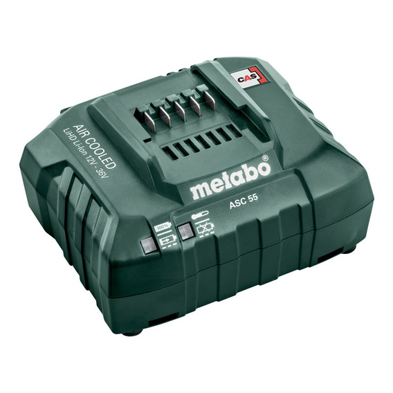 Cargador De Baterias Carga Rapida 18v Ion Litio Metabo Asc55