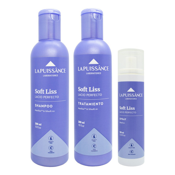 La Puissance Soft Liss Shampoo + Enjuague + Spray Pelo 6c