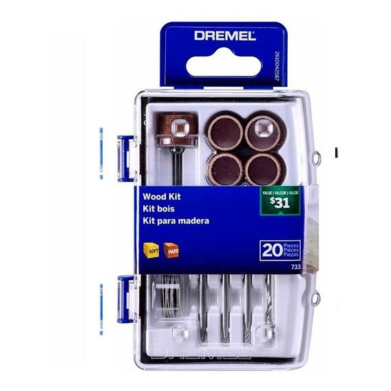 Dremel Kit 733 Para Madera 20 Pz