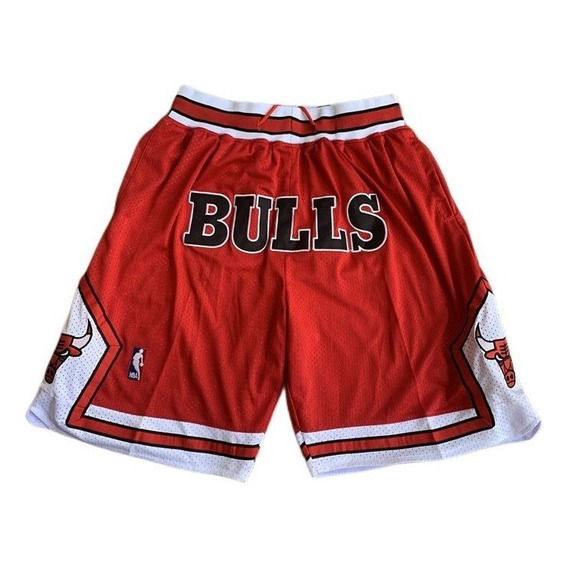 Pantalones Cortos Deportivos Retro De Baloncesto Rojos