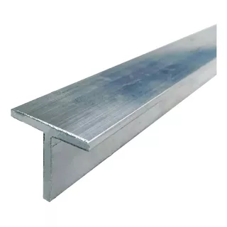 Perfil T Aluminio Ø 1x1  (25,4 X 25,4mm) X1/16(1,58mm) 1,5m