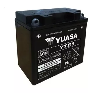 Bateria Yuasa Ytb9 12n94b1 Gel Jawa Honda Zanella Yamaha 9a