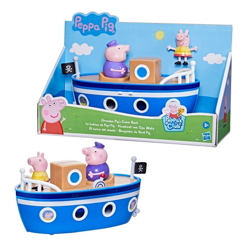 Set De Muñecos Hasbro Peppa Pig El Barco Del Abuelo +3