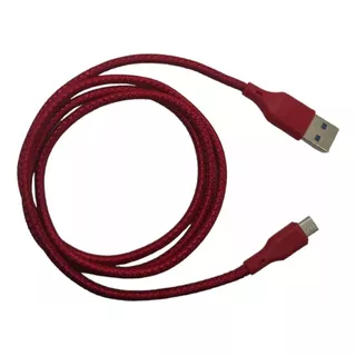 Cable Usb Somostec Micro Trenzado Carga Rápida 3.1 A 1 Metro