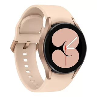 Samsung Galaxy Watch4 (bluetooth) 1.2  Caja 40mm De  Aluminio, Malla  Rosa Claro De  Fluoroelastómero Sm-r860