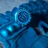 Reloj Tactico Militar Resistente al agua Wickpro Cronómetro Luz Nocturna Malla Flexible Números Grandes Aro De Acero Inoxidable Negro