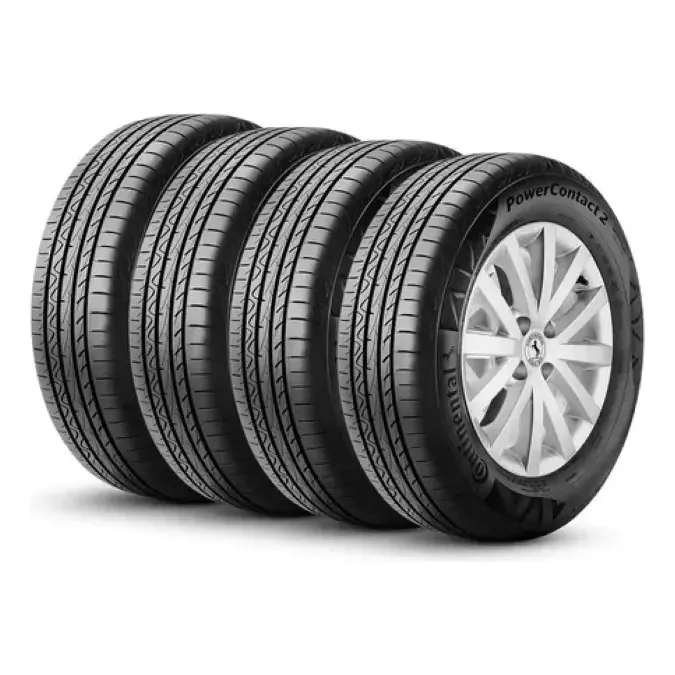 Kit 4 Pneus 195/55R15 Continental PowerContact 2 85H Aro 15