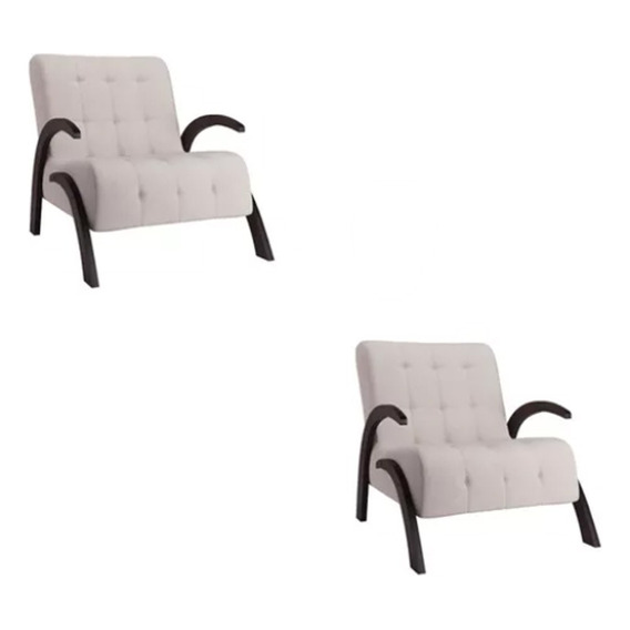 Butacas Sillon Sofa 1 Cuerpo Living Comedor Flower Lino 2