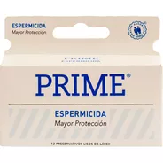 Preservativos De Látex Prime Espermicida X 12 Un
