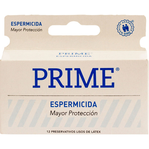 Preservativos De Látex Prime Espermicida por 12 unidades