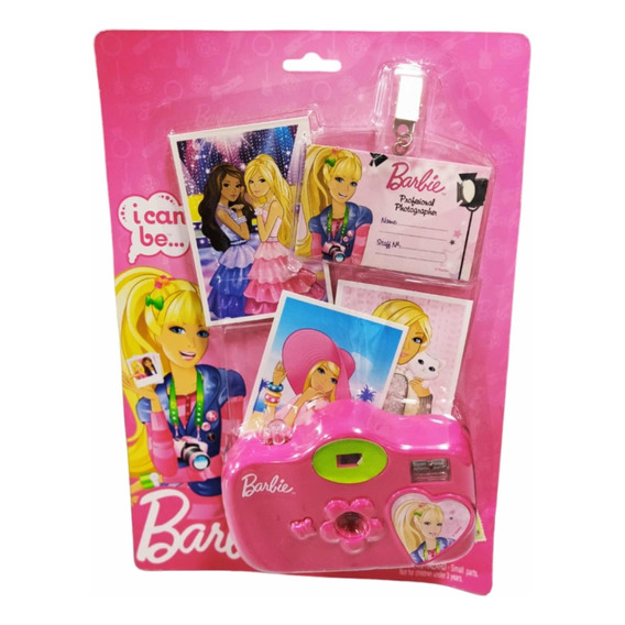 Set De Fotografía Con Cámara Barbie Original