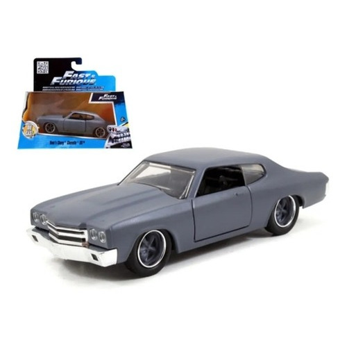 Jada 1:32 Dom's Chevy Chevelle Ss Gris Rapido Y Furioso Caja