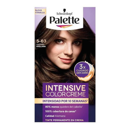 Schwarzkopf Professional Tinte para cabello Palette Color Creme Castaño Avellana 5-63