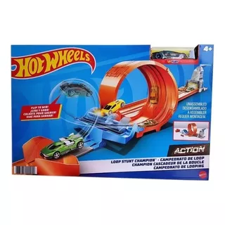 Hot Wheels Pista Campeonato De Looping Gvt13 Mattel