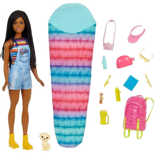 Muñeca Barbie Camping Brooklyn Hdf74 Mattel