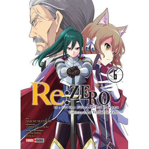 Panini Manga Re: Zero (chapter Three) N.6, de Tappei Nagatsuki. Serie Re Zero, vol. 6. Editorial Panini, tapa blanda en español, 2021