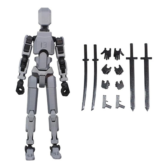 Figura De Acción Móvil Robot Dummy