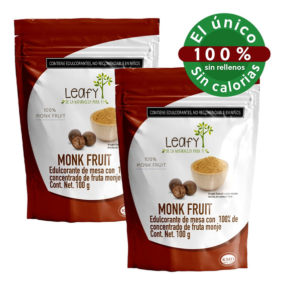 Monk Fruit Leafy 100% Fruto Del Monje 200grs Sin Eritritol